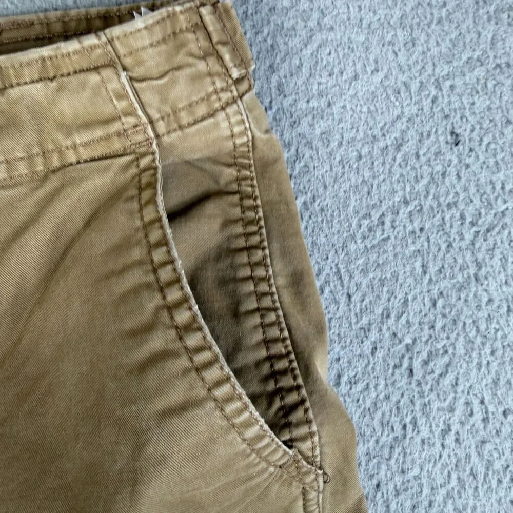 VINTAGE AMERICAN EAGLE Cargo Pant Men 32x34 Khaki Flex Utility Straight Workwear